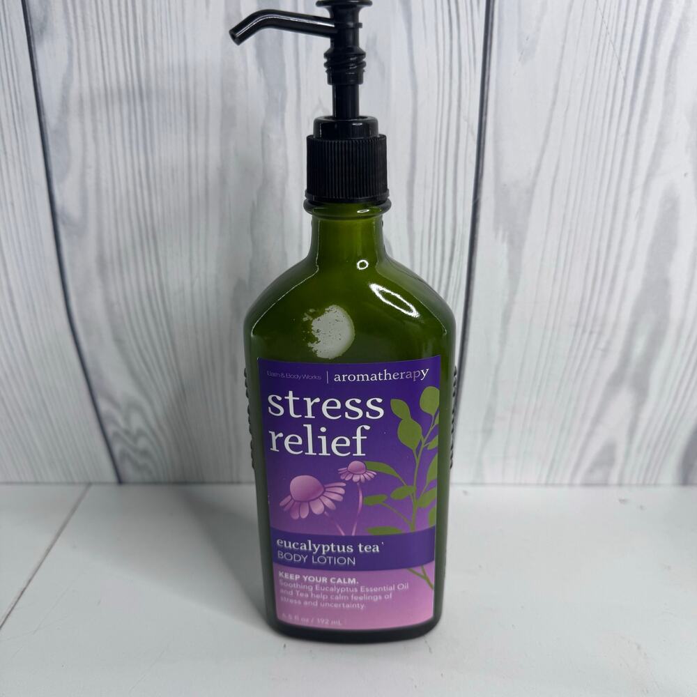 Bath and Body Works Stress Relief Eucalyptus Tea Body Lotion 6.5 FL OZ RETIRED